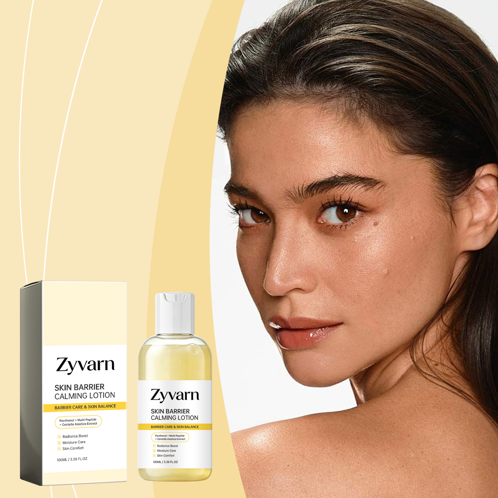 Zyvarn Skin Soothing Lotion Soft and Gentle Care for Facial Skin, Hydrating, Refreshing, Delicate and Moisturizing Skin Care Lotion