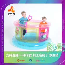 JILONG新款蹦蹦床儿童弹跳床家用室内小型跳跳床pvc充气游戏蹦床
