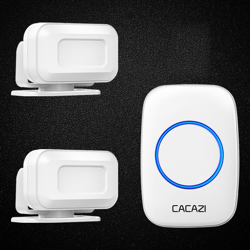 分体式感应门铃家用无线店铺便利店进门迎宾器叮咚欢迎光临智能