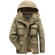 Men's Cold Jackets Winter Clothes Big Size Clothing