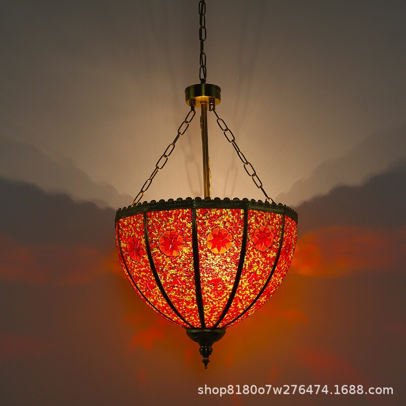 New bohemian-style pure copper chandelier for restaurants, cafes, bars, hallways, and guesthouses; handcrafted chandelier New bohemian-style pure copper chandelier for restaurants, cafes, bars, hallways, and guesthouses; handcrafted chandelier