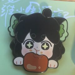 小黑战记动漫周边晃晃徽章黑发不可动亚克力装饰胸针