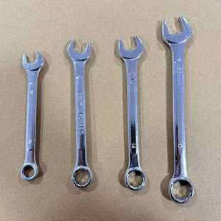 Dual-purpose ring wrench closed wrench chrome-plated auto repair tool quick disassembly multi-function wrench car repair
