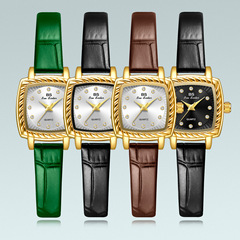 BS新款熱銷手錶廠家直銷外貿小眾輕奢皮帶小棕多色女表代發FA1756