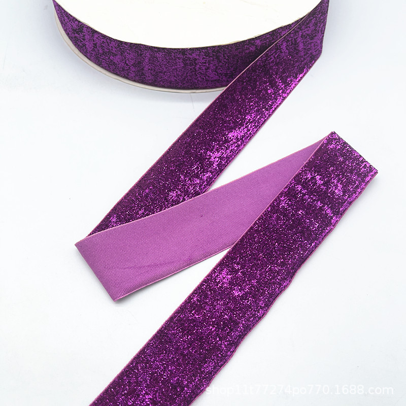 2.7 Métro / paquete de terciopelo de 38 mm boda hecha a mano cinta embalaje de regalo arco DIY decoración de fiesta Santa