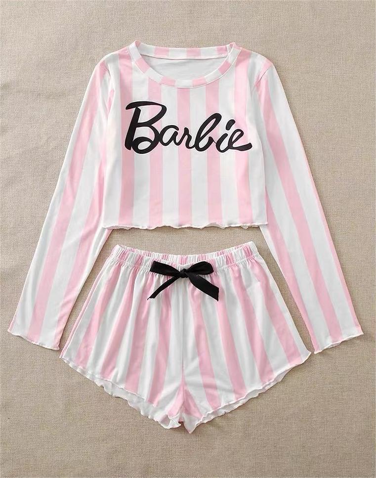 Striped Pajama Set Image 3