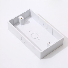 146型英标双位插座线盒英标墙壁开关底盒PP线盒电工家装外贸批发
