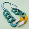 Acrylic necklace, multicoloured headband, European style, suitable for import, new collection, wholesale