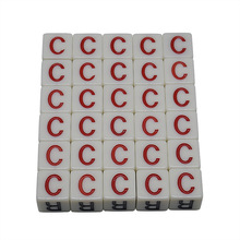工厂现货供应16mm亚克力游戏骰子带筹码套装桌游配件色子英文版