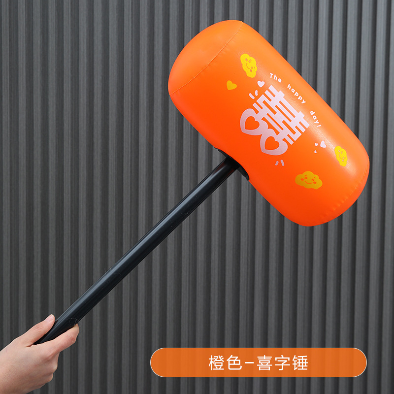 Orange happy hammer