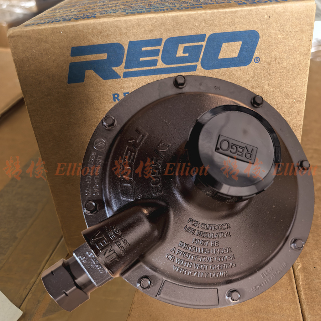 美国力高RegO燃气调压器LV5503B6管道二级液化气调压阀DN10防泄漏