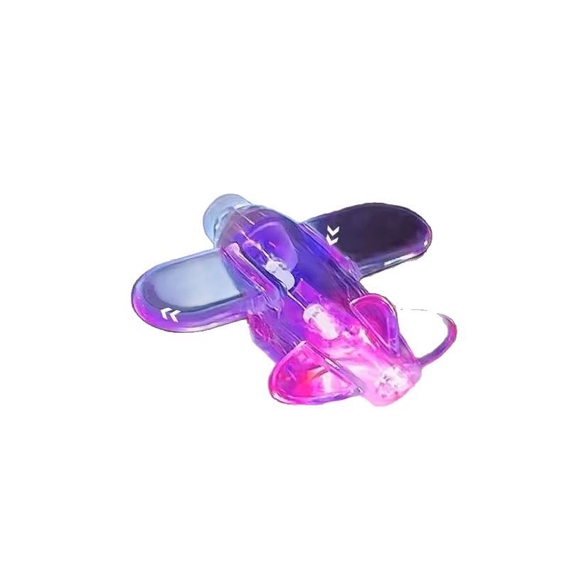 Energía eólica pequeña aeronave lámpara de color coche eléctrico motocicleta energía eólica LED brillante decoración del automóvil luz de atmósfera del automóvil