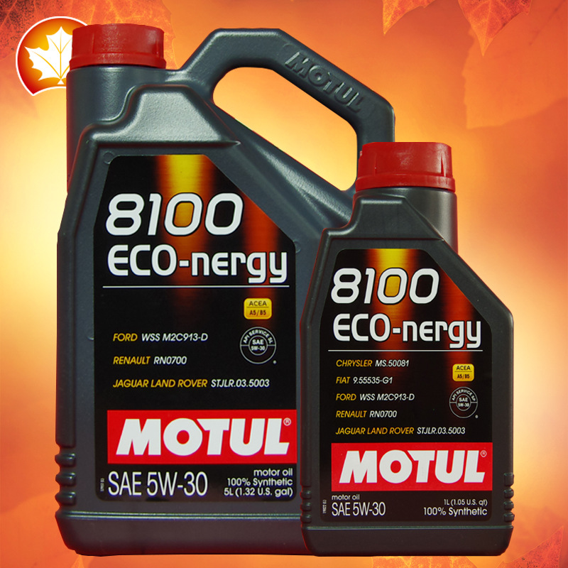 摩特机油 8100 ECO-nergy 5W-30 5L/1L 全合成适用本田福特雪佛兰