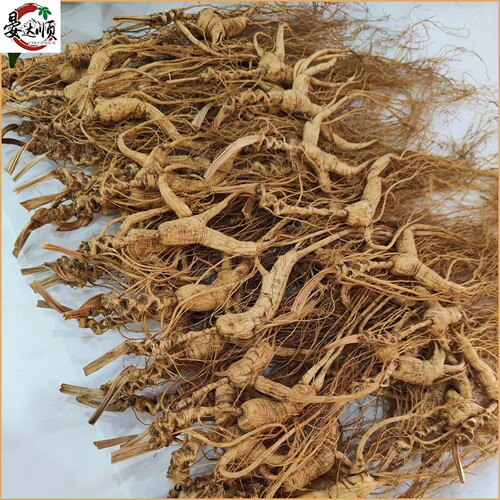 Lushan Seed Ginseng Dry Goods Over 20 Years Old, Loose Mountain Ginseng Powder for Wine Brewing and Soup Cooking, Factory Wholesale, Lushan Dry Ginseng Distribution