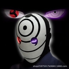 宇智波オビトヘルメットマスクナルトキャラクターcos発光万華鏡コミコンイベントドレスアップ小道具