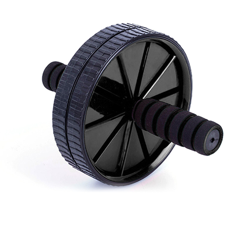 Rueda abdominal equipo de fitness hogar abdominal rueda muscular hombres y mujeres rodillo abdominal de 18 pulgadas entrenador abdominal