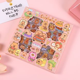 100 non-repeating hand account stickers waterproof cute cartoon creative stickers children's card leather DIY change wholesale