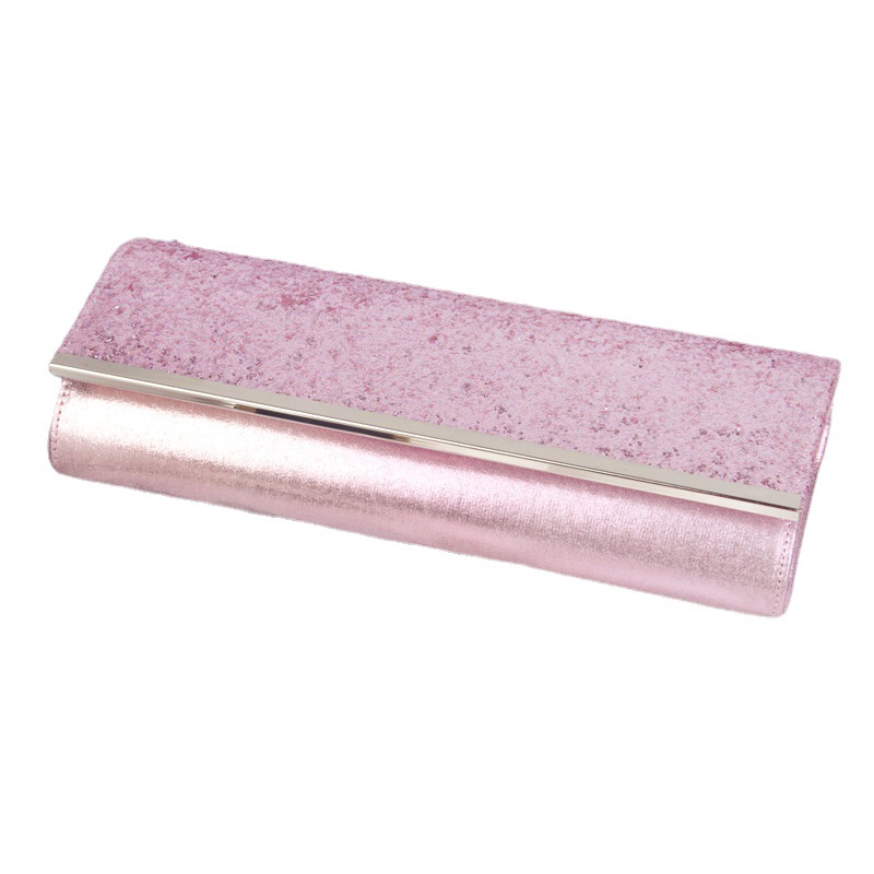 Original bolso de las mujeres al por mayor de la fábrica embrague bolso de noche pequeño bolso de mensajero de lentejuelas bolso de noche