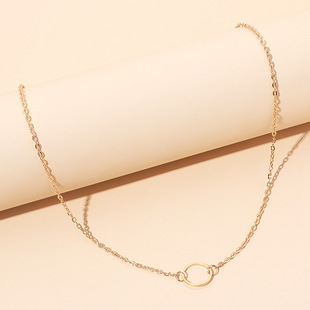 7g Weight Necklace Classification Wedding, Travel Occasion Women'S Gender Silver Color Fashion Leaf Necklace 5