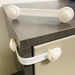 2024 new style bulk 50/pack child safety protection long lock baby safety refrigerator lock cabinet door lock