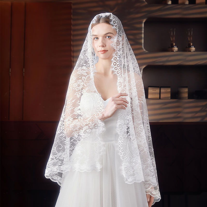 long lace scarf