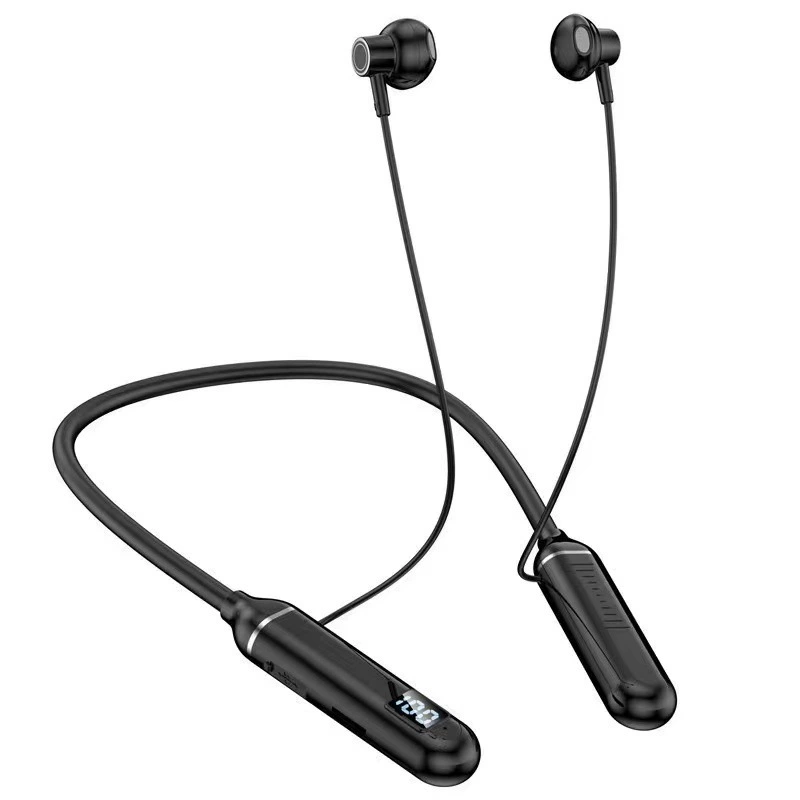 Bluetooth наушники-воротник G01, большой аккумулятор, быстрая зарядка Type-C, LED-дисплей