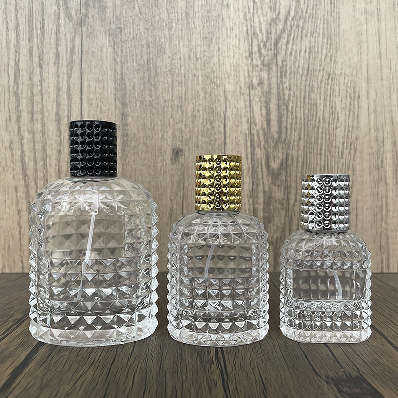 B006-30ml50ml100ml菠萝型香水喷雾瓶化妆品分装瓶便携式玻璃空瓶