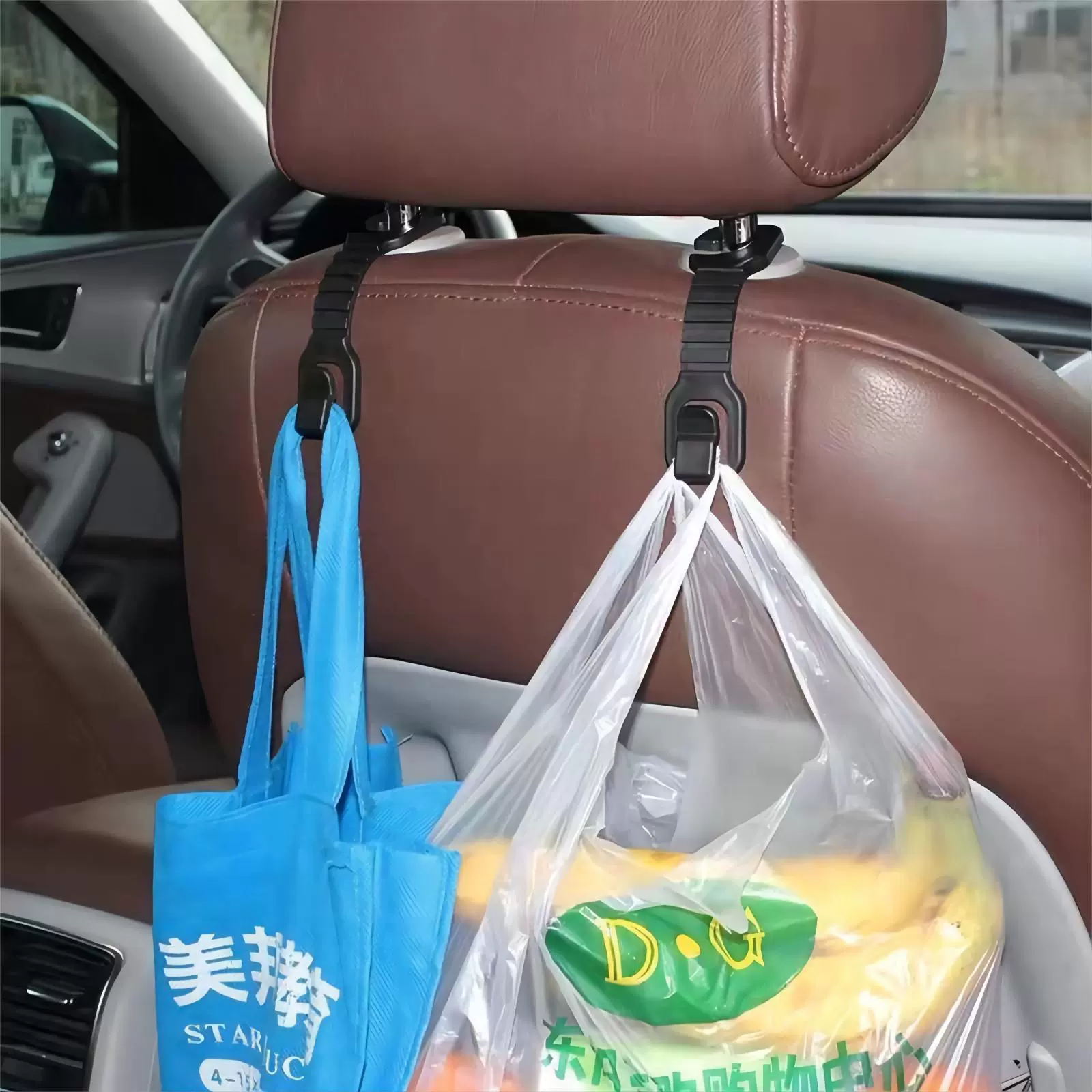 Многофункциональный скрытый крючок на спинку автомобильного сиденья для хранения в автомобиле, простой стиль