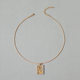 Cross-border Good Goods New exaggerated jewelry niche metal pendant accessories alloy diamond necklace clavicle chain wholesale women