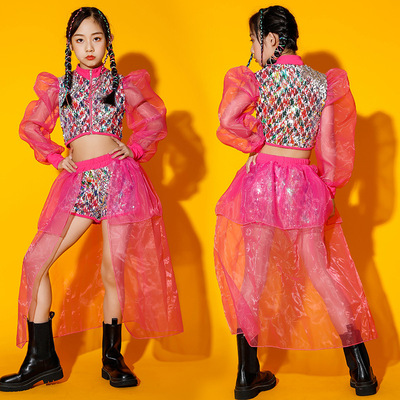 girl Jazz clothing Sequins costume fashion model t Taiwan Catwalk Photography Latest fashion