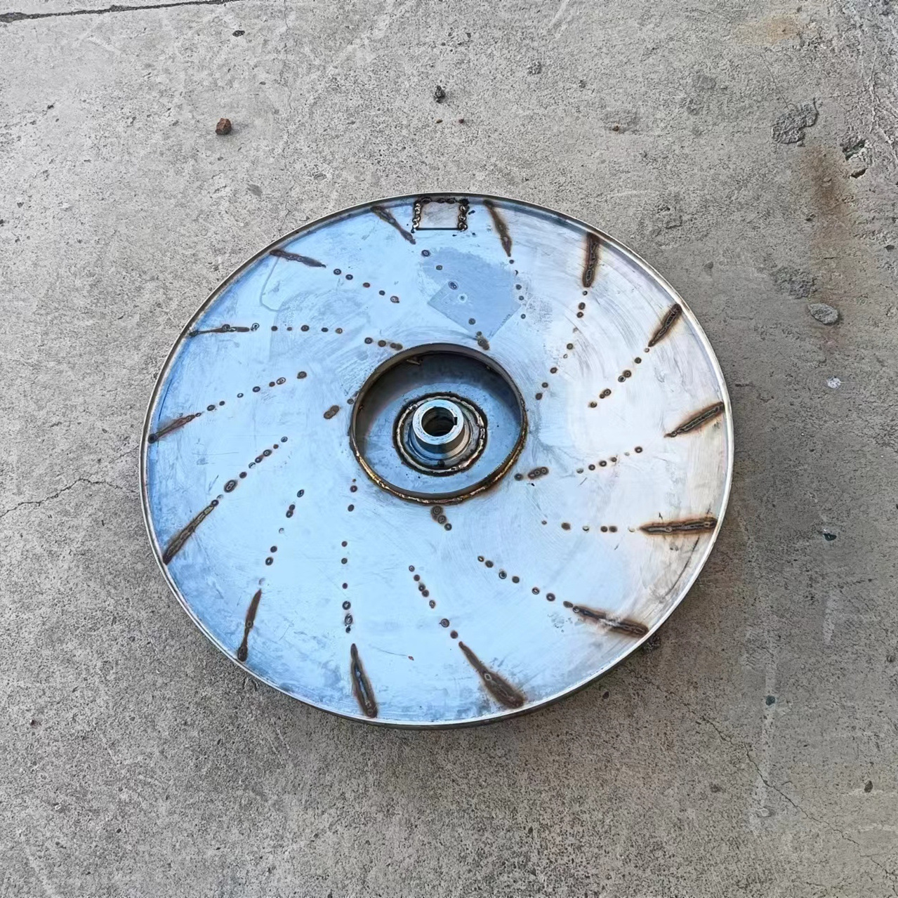 AZY16-900-5.5汽轮机 轴封抽风机 轴加风机专用翻边叶轮 强度高