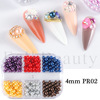 Beads for manicure from pearl, brand three dimensional accessory, fake nails for nails, suitable for import, new collection