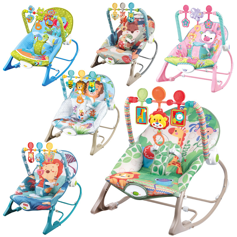 Comercio exterior caliente baby mecedora baby multifuncional música mecedora asiento de asiento mecedora para niños