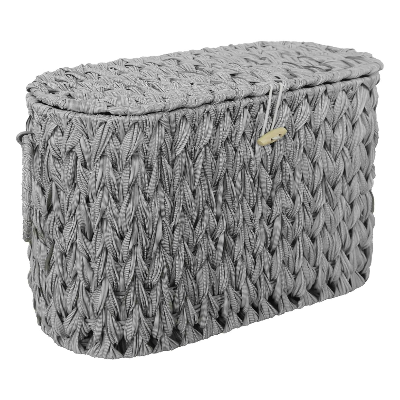Cesta de almacenamiento para artículos diversos y refrigerios, cesta portátil, cesta de almacenamiento para sala de estar, cesta de almacenamiento tejida de hierba de calabaza.