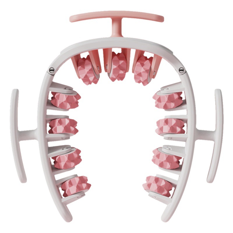Anillo pierna masajeador masaje becerro rodillo relax masaje muscular yoga espuma eje pierna abrazadera desmontable