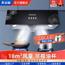 批发志高家用抽油烟机中式厨房吸油烟机小型顶吸式脱排老式抽烟机