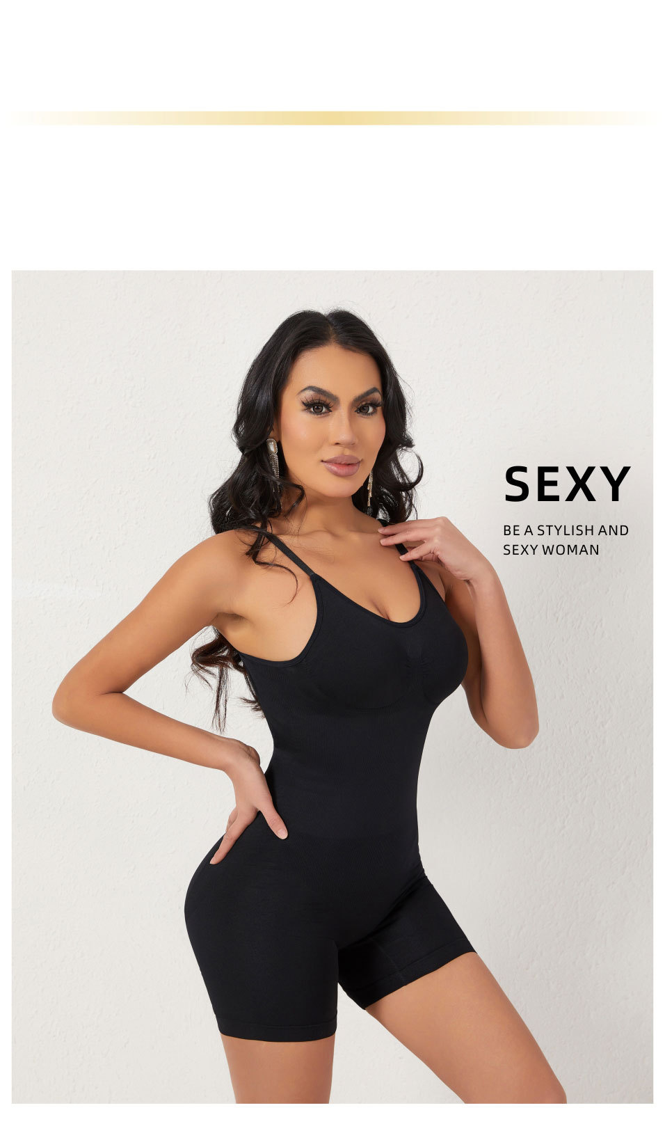 Nahtloser, rückenfreier Shapewear-Body – Bauchkontrolle & Po-Lifting Ganzkörperformer für Damen – Sexy Figurformende Unterwäsche (Schwarz/Nude/Kaffee)_voghion.com