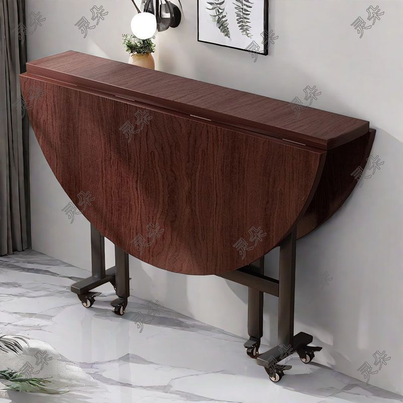 Mesa plegable móvil simple mesa redonda mesa de comedor creativa mesa de comedor casa pequeña mesa rural plegable gran mesa redonda image 7