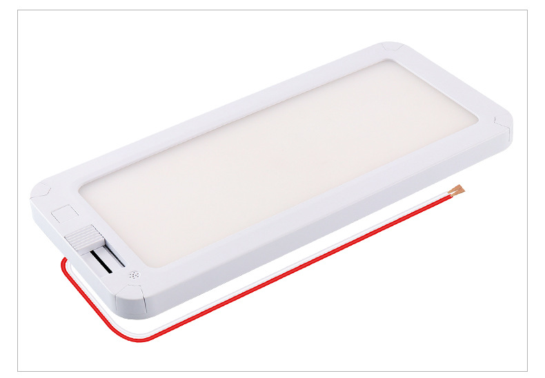 Cross-border new RV lights stepless dimming eye protection soft light reading lights three-color warm car lights car ceiling lights