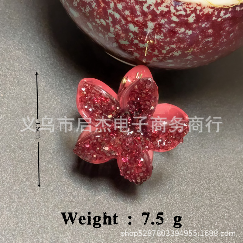 다이아몬드가 가득한 와인 레드 3.6cm