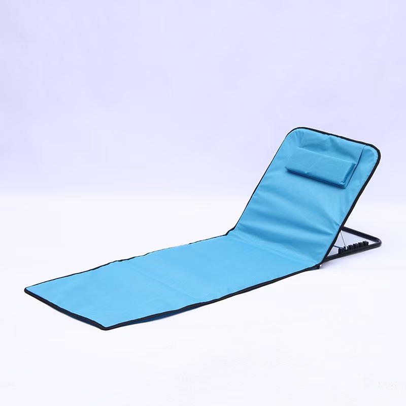 Cojín de playa al aire libre ajustable para sentarse y acostarse, cojín de picnic a prueba de humedad, ultraligero y portátil para acostarse a través de la frontera