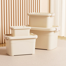 家用收纳箱高颜值客厅大容量衣服杂物整理储物防水防尘桌面收纳盒