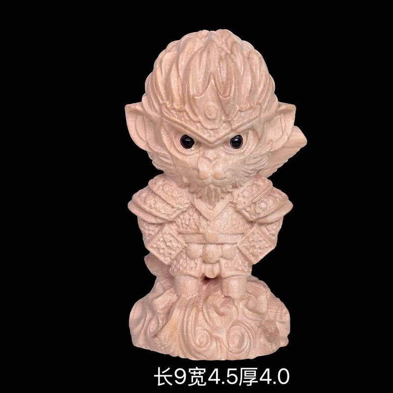 桃木工艺摆件卡通木雕手把件桌面摆件客厅装饰家居工艺品批发|undefined