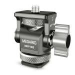 Medarig 铝合金可调蜗牛云台 支架单反相机万向微单冷靴配件扩展