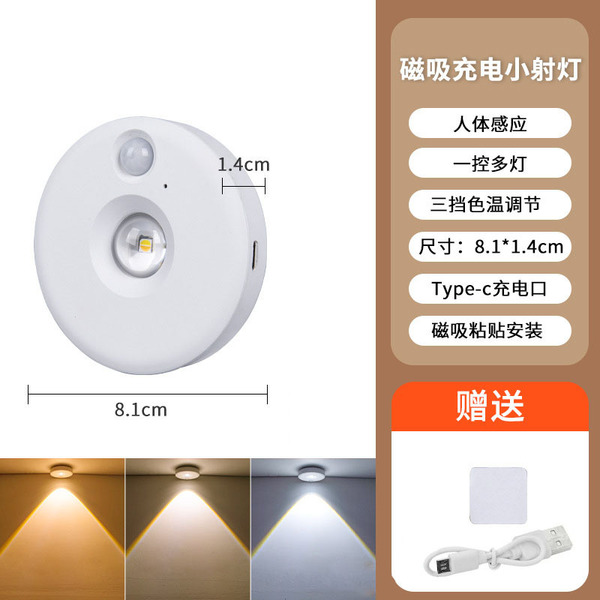 LED electromagnetic magnetic lights