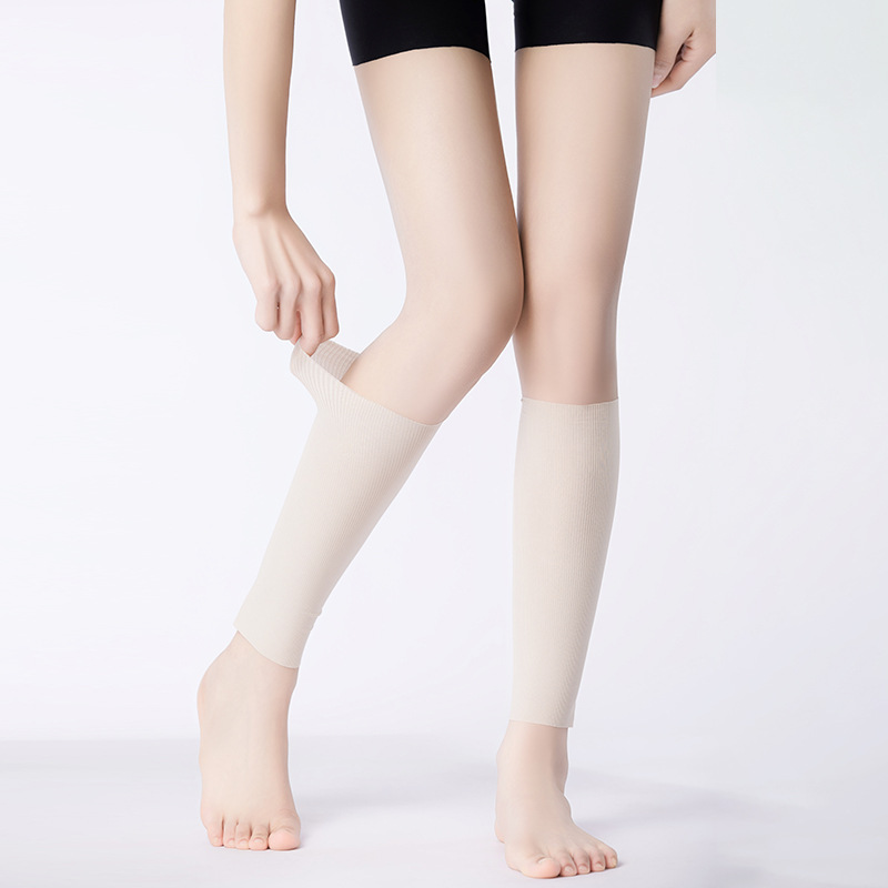 Summer Thin Ice Silk Calf Socks for Men and Women, Seamless Ankle Protection Leg Covers, Warm Air-Conditioned Room Ankle Protection Covers