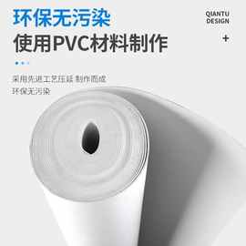 净味白色隔音毡墙体室内隔音材料E0级环保PVC隔音毯2mm3mm阻尼垫