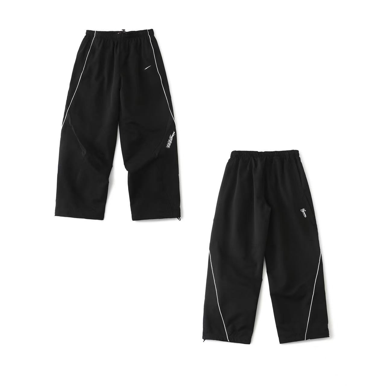 Nike Supreme Reflective Piping Pants Black