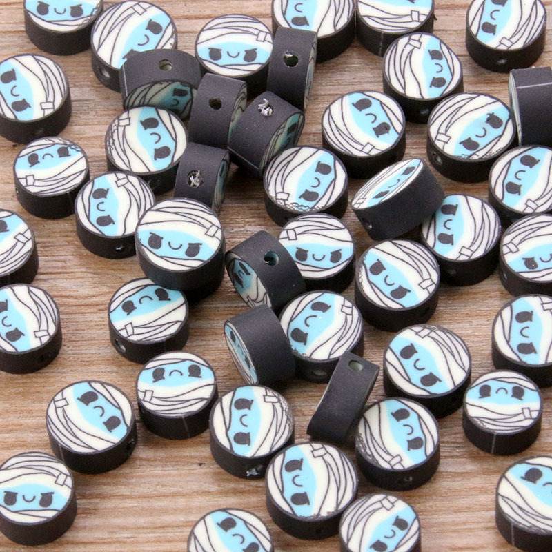 27 color mezclado suave cerámica Punch pieza animal fruta amor perlas DIY niños collar pulsera