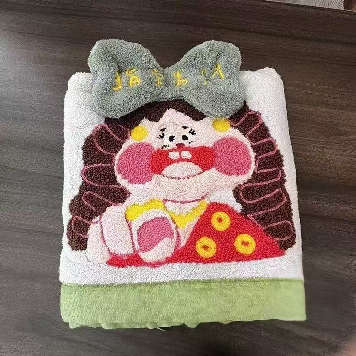 타월 블루 35×75